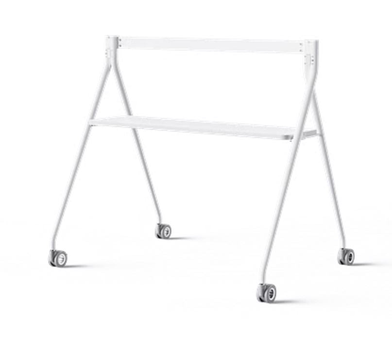 Yealink Floor stand for MeetingBoard 65' with Tray, Fit for Yealink MeetingBoard 65', Wheeled for easy transport Stable, Durable Base Practical, White Yealink Floor stand for MeetingBoard 65' with Tray, Fit for Yealink MeetingBoard 65', Wheeled for easy transport Stable, Durable Base Practical, White